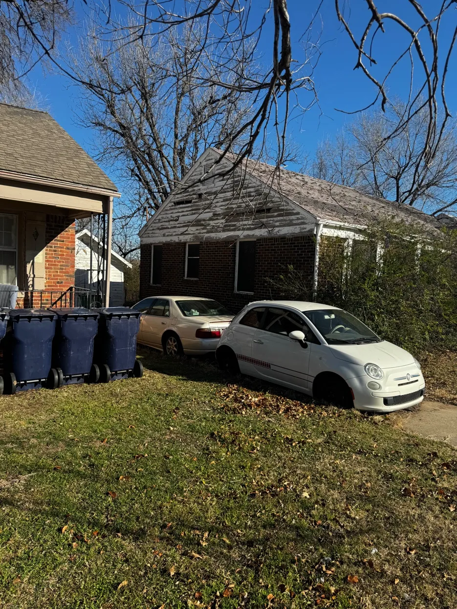 Damaged roof needing repair