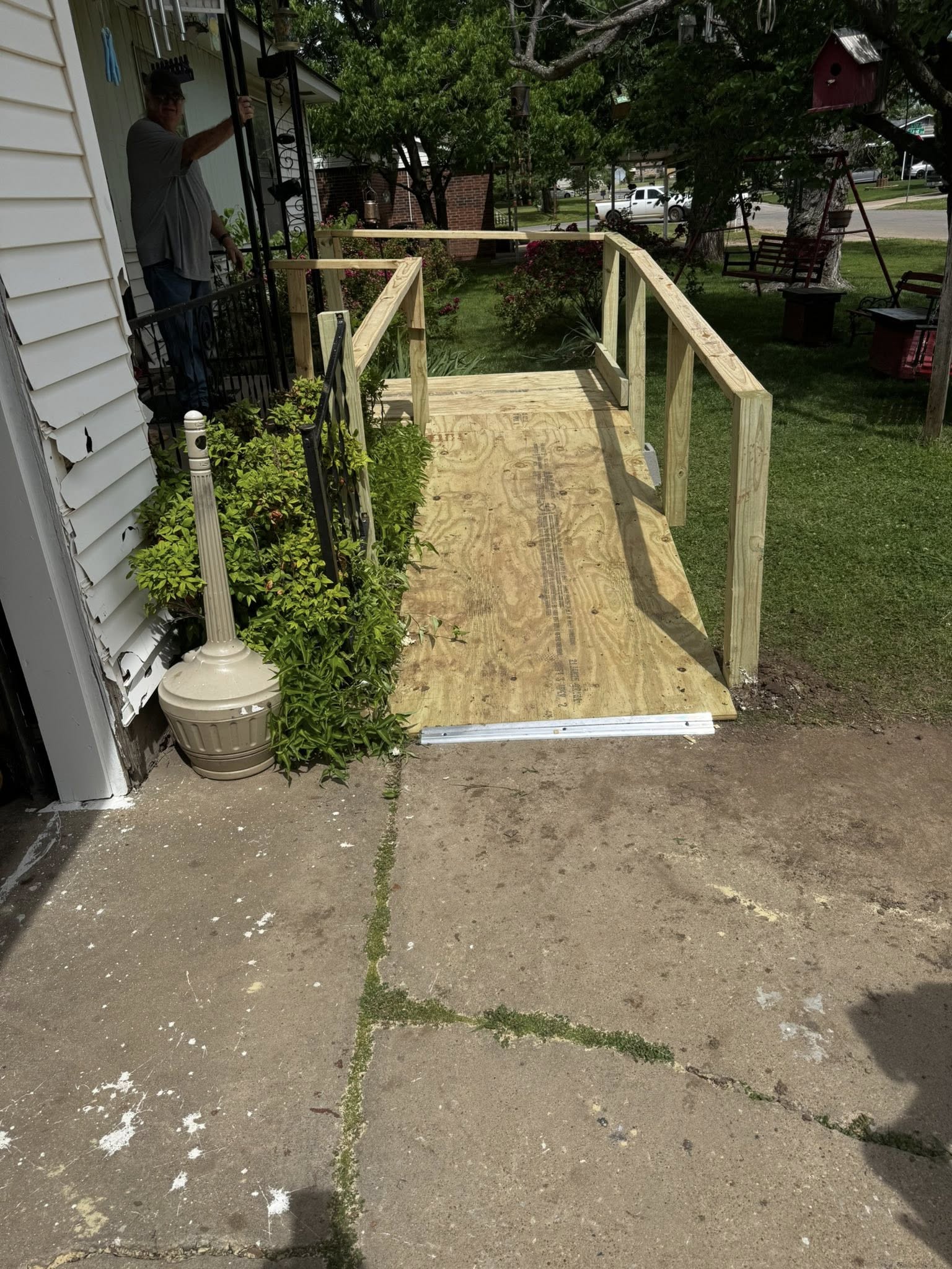 Mrs. Kathleen Ann Shelton's Wheelchair Ramp